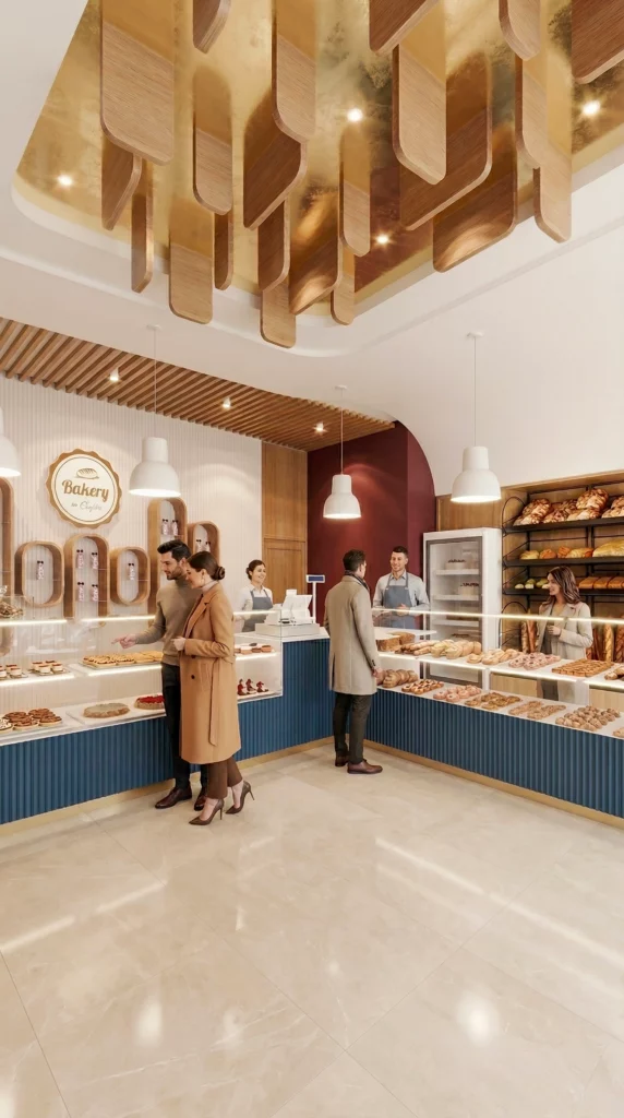 Design intérieur Boulangerie et Patisserie Maroc par amine rqoub