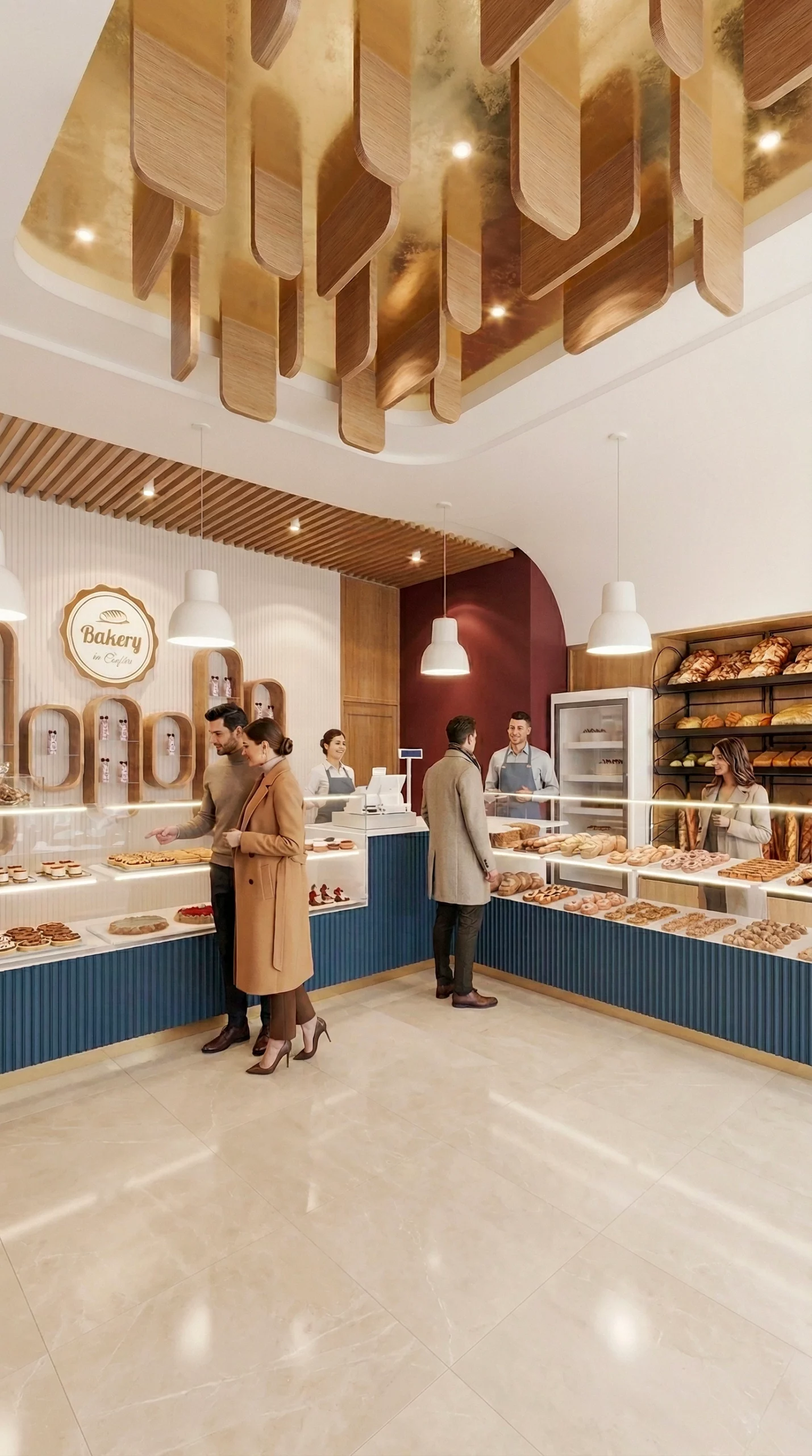 Design intérieur Boulangerie et Patisserie Maroc par amine rqoub