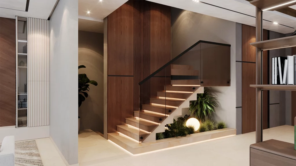 escalier-moderne-3d-design-interieur-villa-luxe-