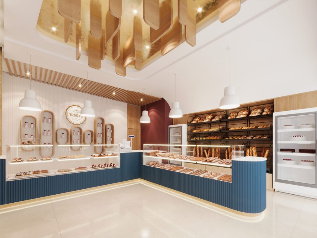 Boulangerie et Patisserie Design intérieur Maroc par amine rqoub