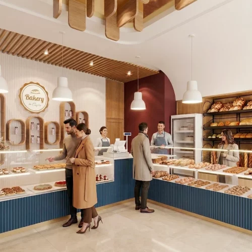 Design intérieur Boulangerie et Patisserie Maroc par amine rqoub